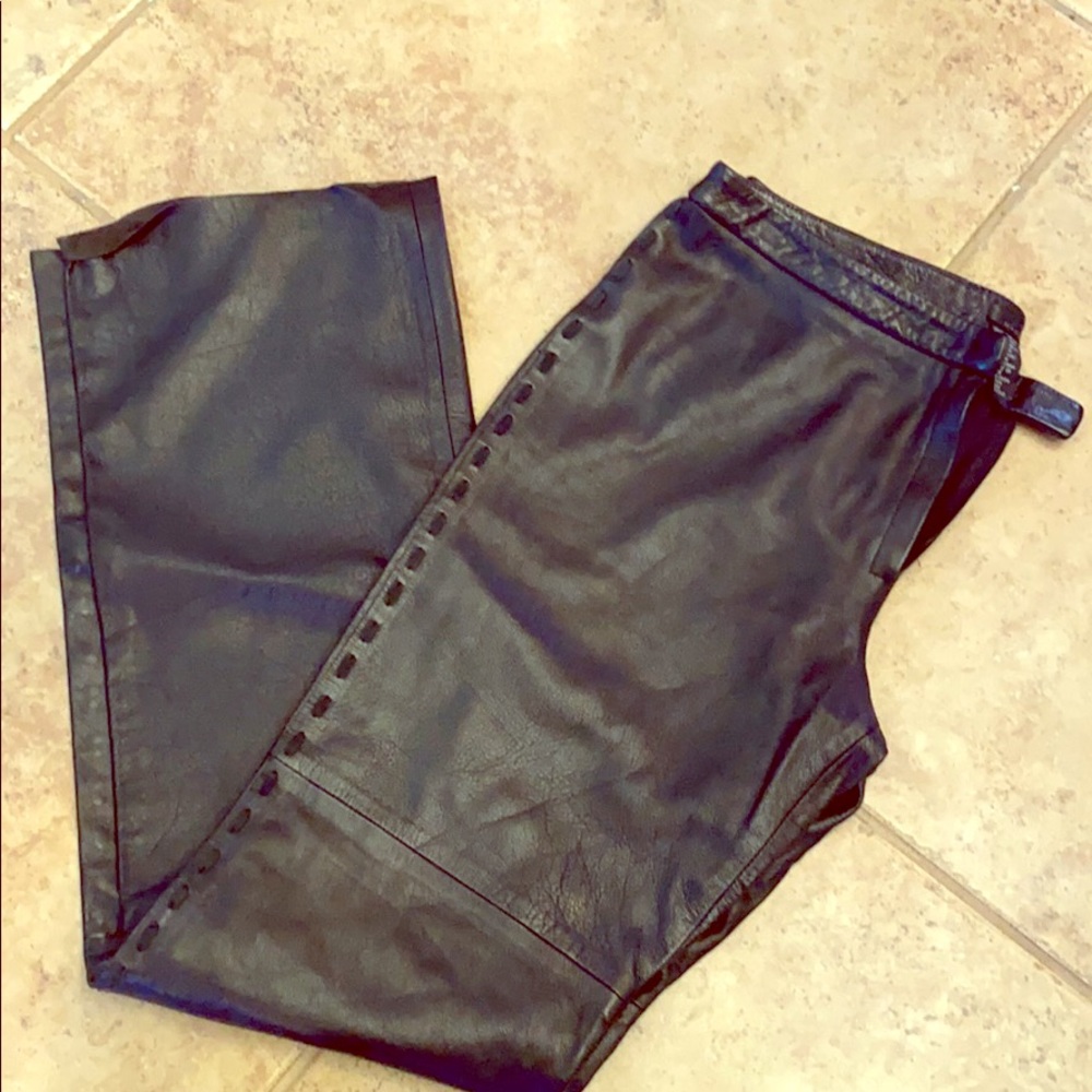 Leather pants